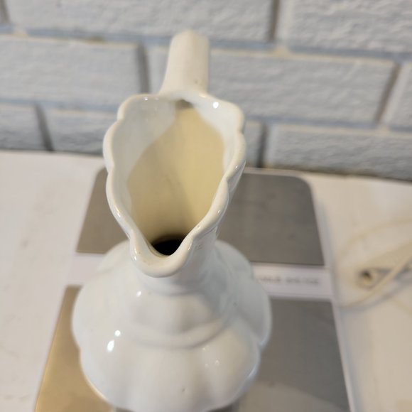 White Mini Pitcher -- #1040 - Picture 3 of 6